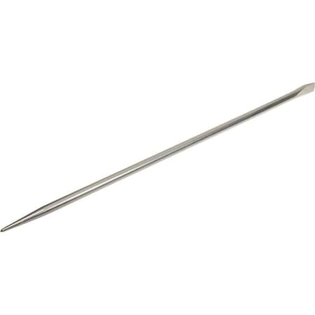 Gray Tools Pinch Bar, 1-1/4" Width Of Cut X 1" Shank X 42" Long, Nickel Plate C70
